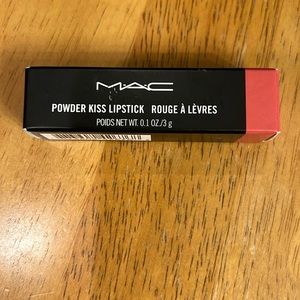 Mac Cosmetics Powder Kiss Lipstick A Little Tamed NWT